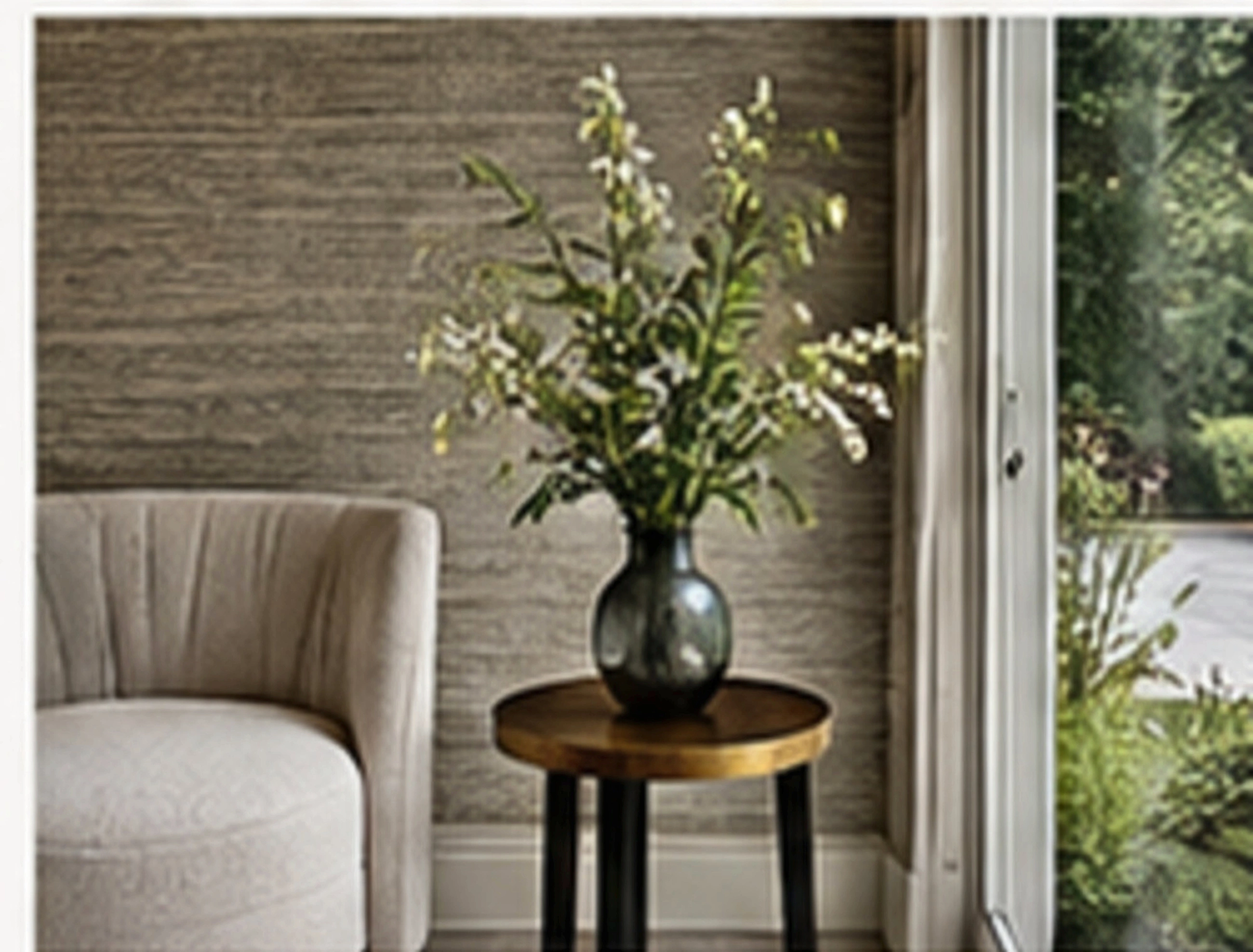 Room inspiration with textured wallcovering